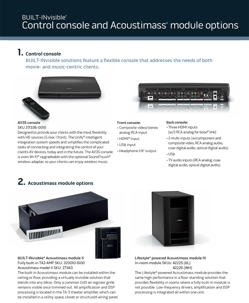 Bose BCS Catalog 2015 1